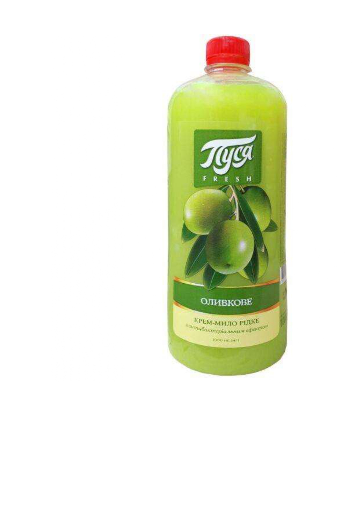 Рідке крем-мило з антибактеріальним ефектом Олівкове ТМ "Пуся" 1000 мл